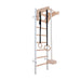 BenchK 211W+A204 Wall Bars with Adjustable Pull Up Bar and Gymnastics Accessories Side View