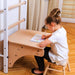 BenchK 712W Wall Bars with Adjustable Pull Up Bar and Bench Top with Child Model