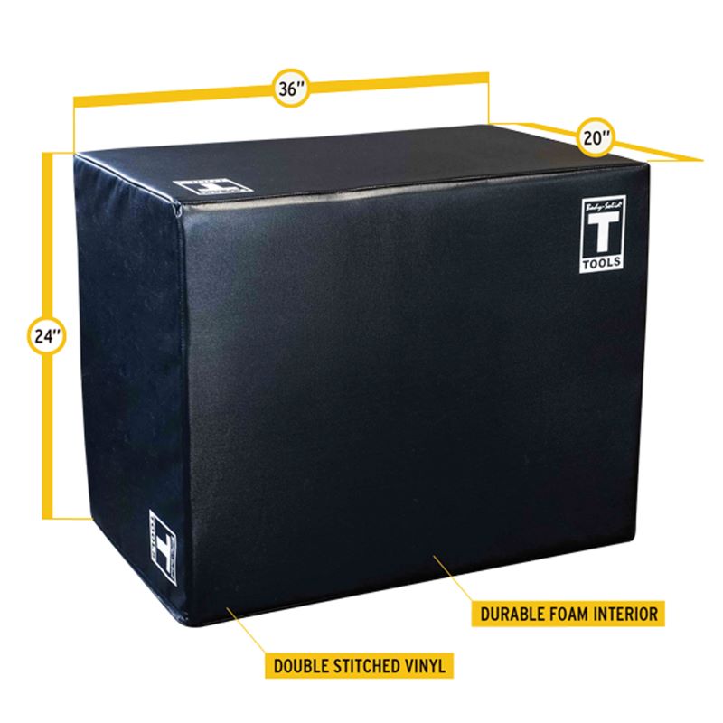 Body Solid BSTSPBOX Soft-Sided Plyo Box with Specs