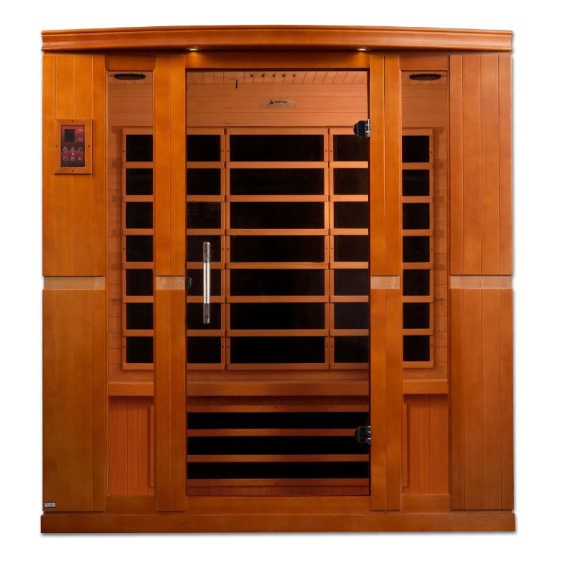 Dynamic Bergamo 4 Person Low EMF Far Infrared Sauna Front View