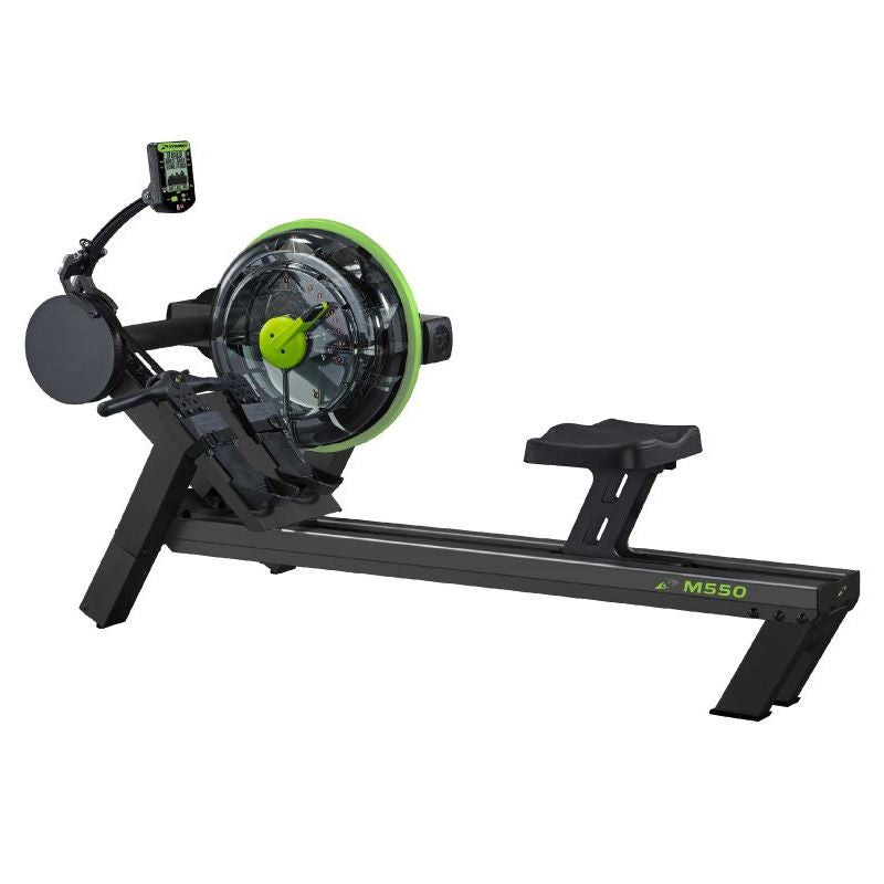 Dynamic Fluid Fitness M550 Rower Side View