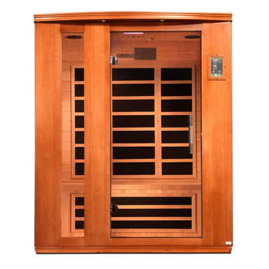 Dynamic Lugano 3 Person Low EMF Far Infrared Sauna Front View