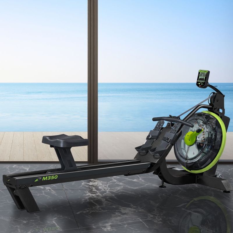 Dynamic Fluid Fitness M350 Rower Lifestyle Pic