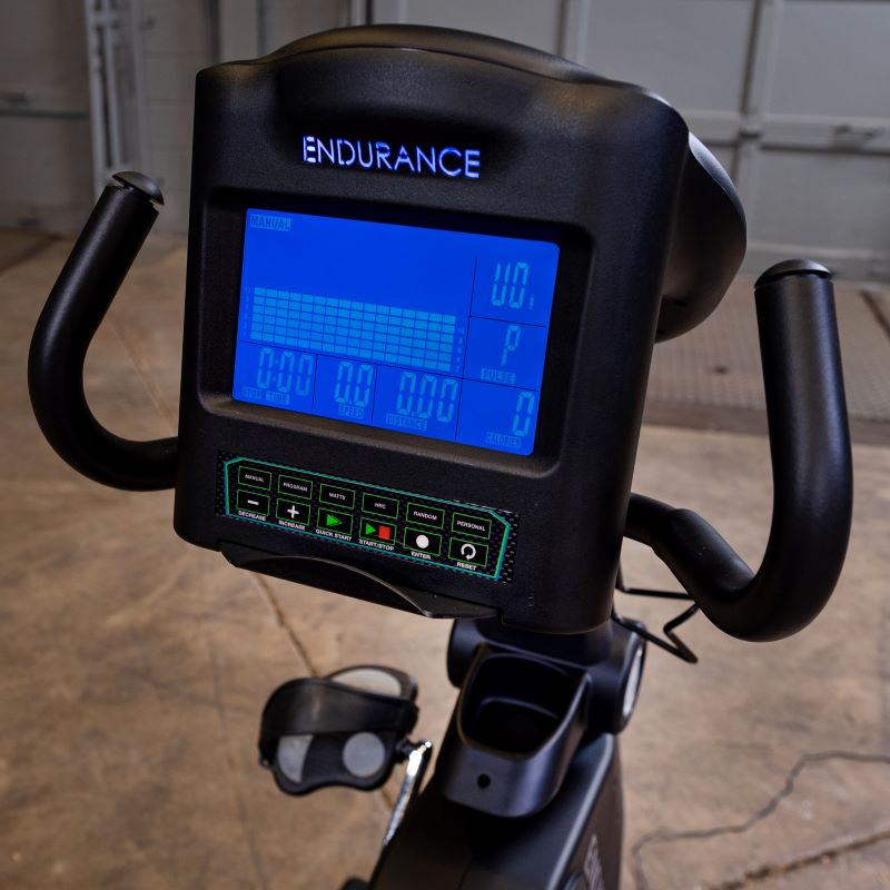 Endurance B4RB Recumbent Bike Interface