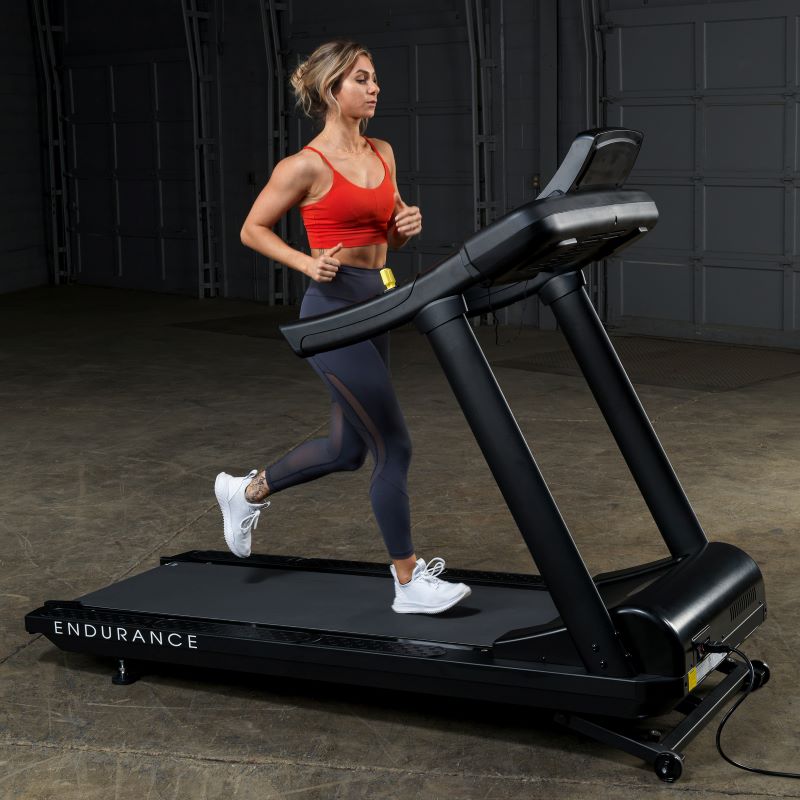 Endurance T150 Commercial Treadmill with Model Front