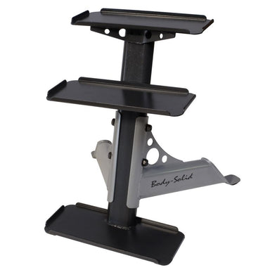 Body Solid 3 Tier Kettlebell Rack Front View