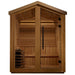 Golden Designs Kaarina 6 Person Outdoor Traditional Sauna Front View