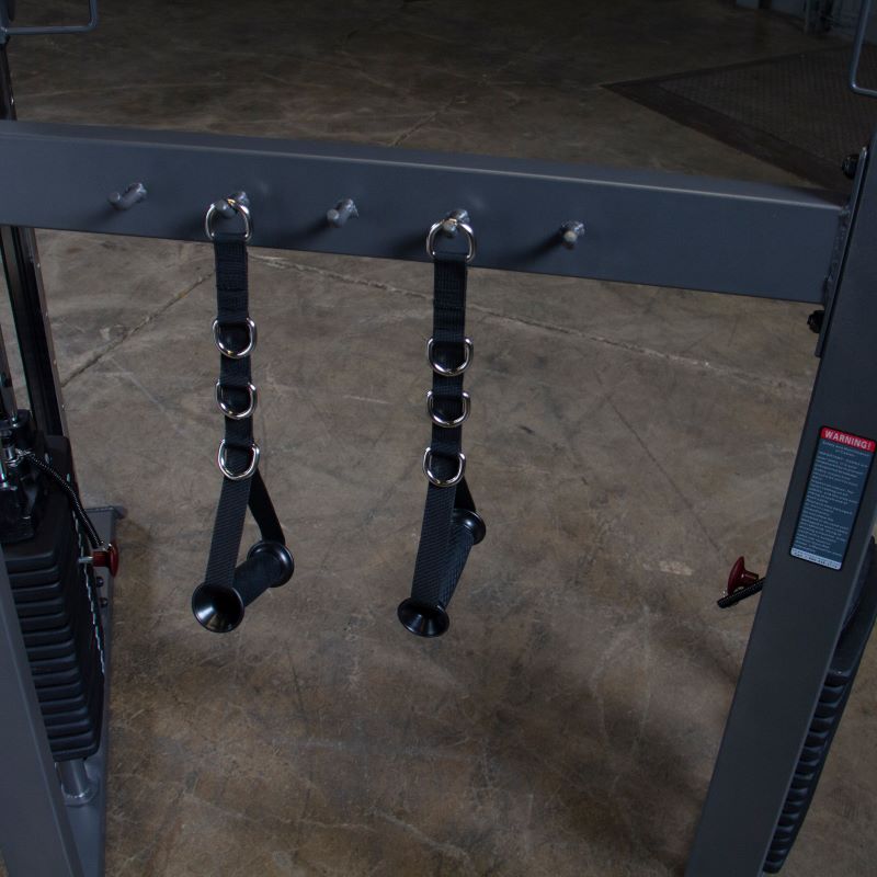 Powerline PFT100 Functional Trainer Accessory Rack View