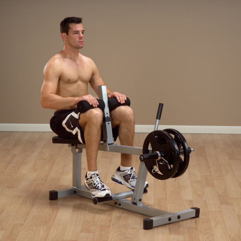 Powerline PSC43X Seated Calf Raise with Model