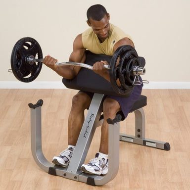 Preacher Curl Bench with Model