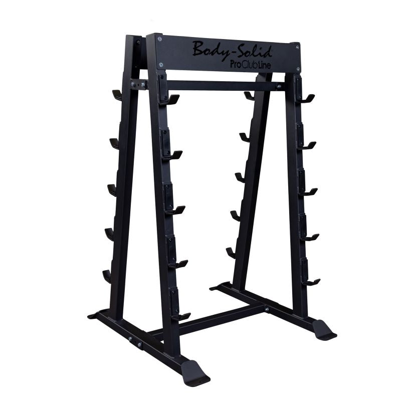 Pro Clubline SBBR100 Fixed Weight Barbell Rack Font View