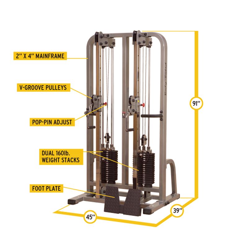 Pro Clubline SDC200G Dual Cable Column with Specs