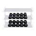 Rubber Hex Dumbbell Set 80-100LB