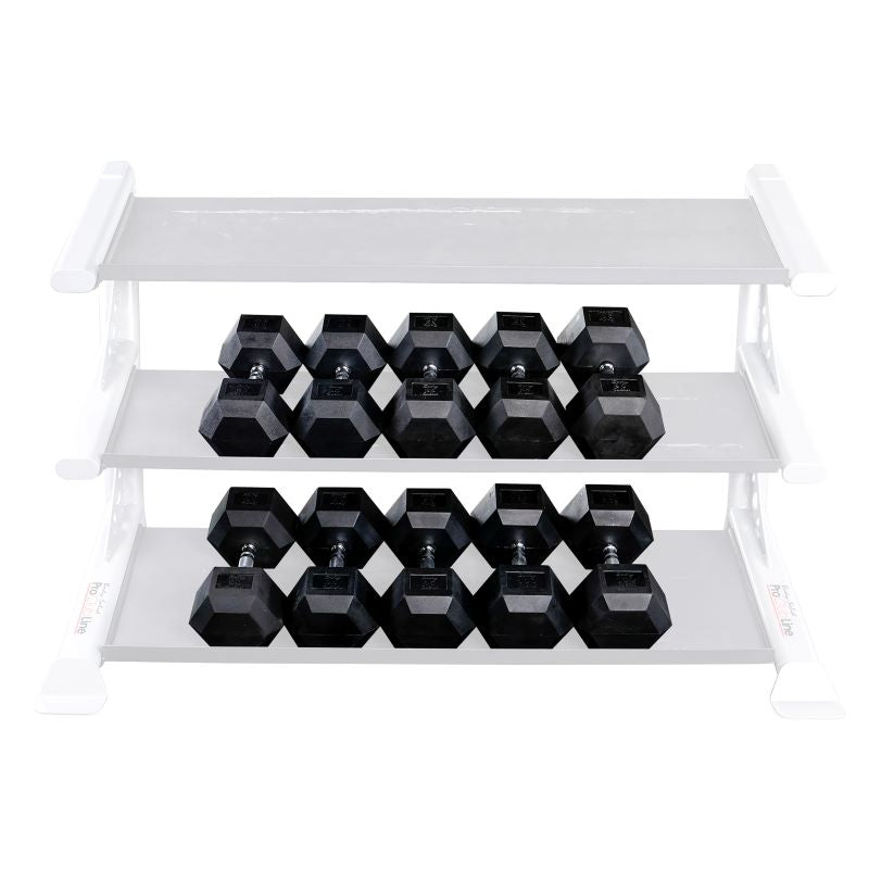 Rubber Hex Dumbbell Set 80-100LB