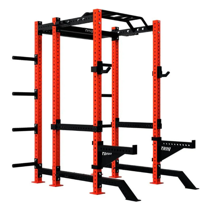 Troy G-PR-3030-RED Power Rack Side View